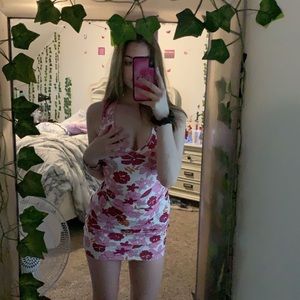 Shein Tropic Print Dress